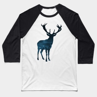 Space Inside deer Baseball T-Shirt